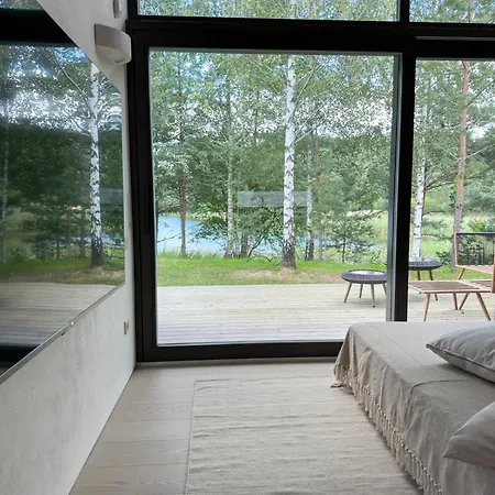 Ferienhaus Ivis House Lakeside Retreat In Vilnius